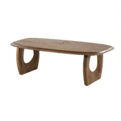 Phoebe Salontafel deens ovaal Bruin 130cm
