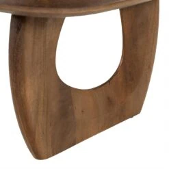 Phoebe Salontafel deens ovaal Bruin 130cm