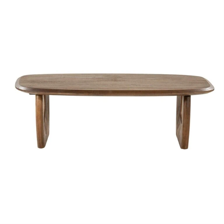 Phoebe Salontafel deens ovaal Bruin 130cm