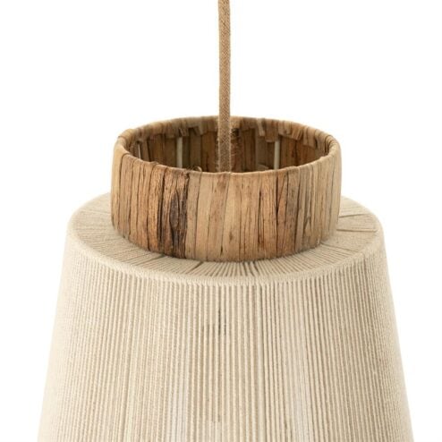 Rae 1-lichts Hanglamp lang Beige