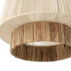 Rae 1-lichts Hanglamp lang Beige