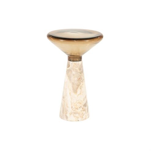 Sereno Bijzettafel rond Marrone 34cm