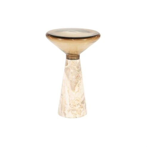 Sereno Bijzettafel rond Marrone 34cm