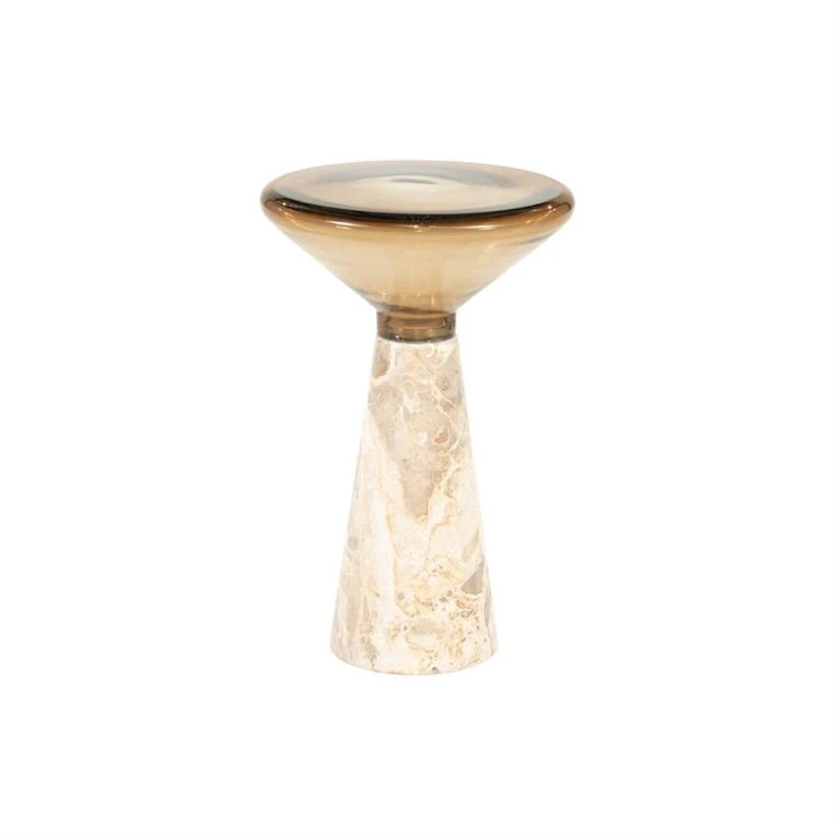 Sereno Bijzettafel rond Marrone 34cm