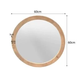 Thomas Spiegel rond Naturel 60cm