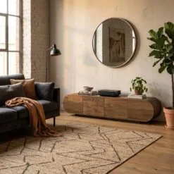 Tv-meubel King mangohout 210cm