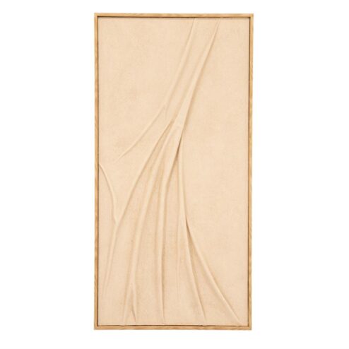 Veck Wanddecoratie Beige 70x140cm