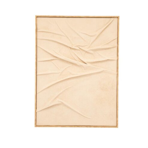Veck Wanddecoratie Beige 90x120cm