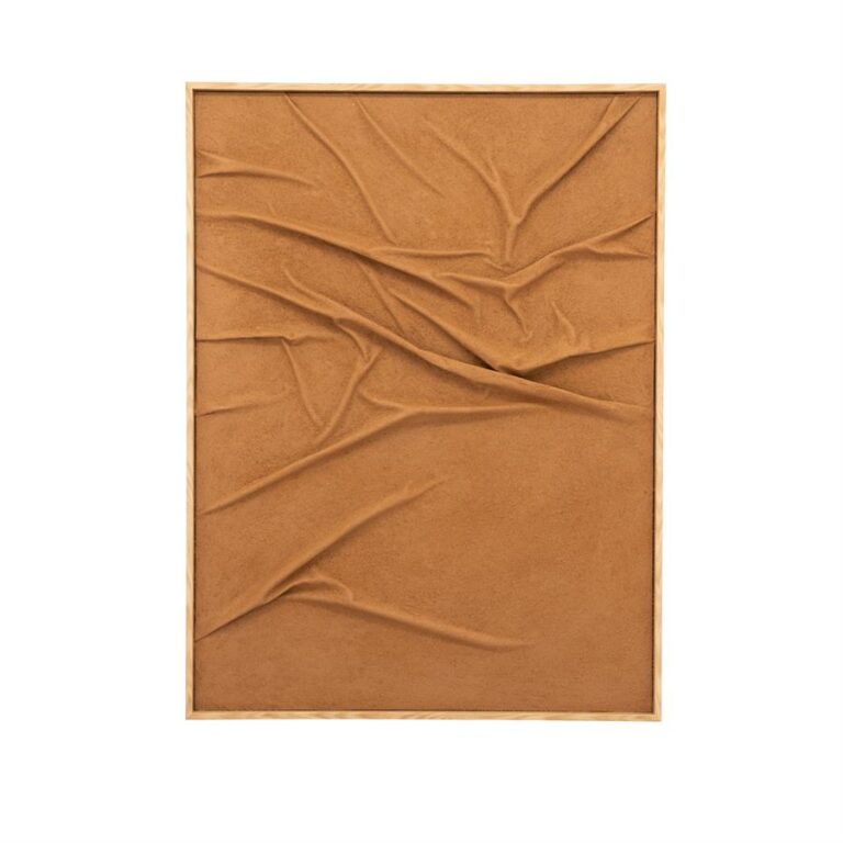Veck Wanddecoratie Bruin 90x120cm