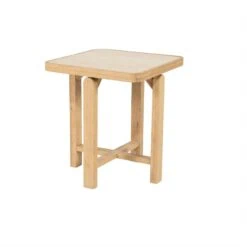 Vidar Bijzettafel Naturel Travertin 40cm