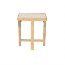 Vidar Bijzettafel Naturel Travertin 40cm