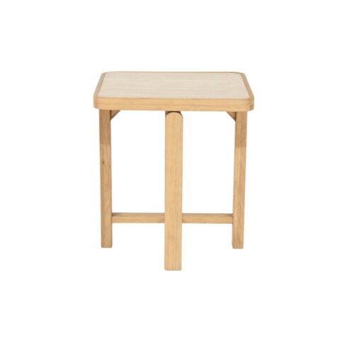 Vidar Bijzettafel Naturel Travertin 40cm