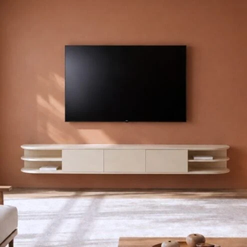 Luca zwevend Tv meubel Zand 250 cm