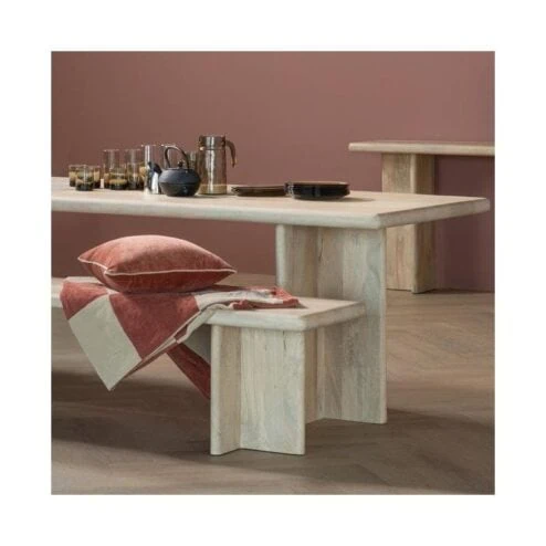 Ato Eetkamerbankje Mangohout 180cm
