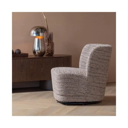 Atty Draaifauteuil Melange Beige