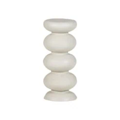 Brilo Bijzettafel rond Creme 29cm