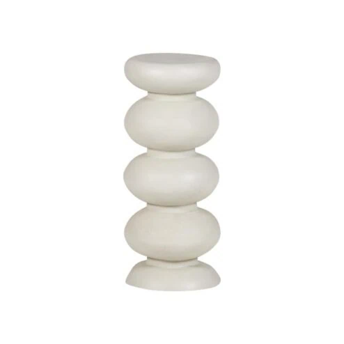 Brilo Bijzettafel rond Creme 29cm