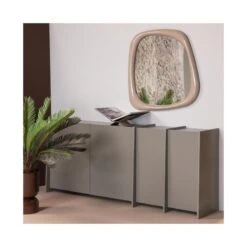 Brock Dressoir Essen fineer Warmgrijs 200cm