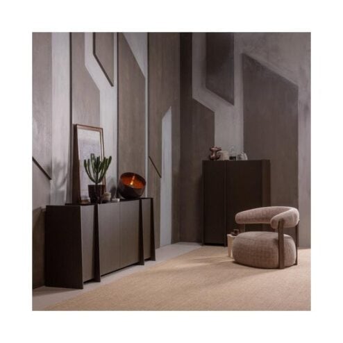 Brock Kledingkast 2-deurs Essen fineer Middenbruin 102cm