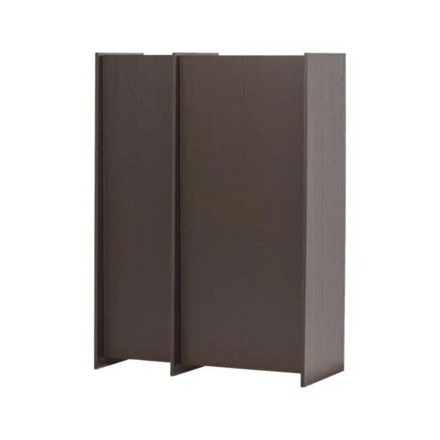 Brock Kledingkast 2-deurs Essen fineer Middenbruin 102cm