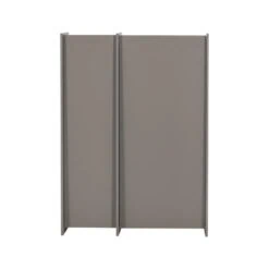 Brock Kledingkast 2-deurs Essen fineer Warmgrijs 102cm