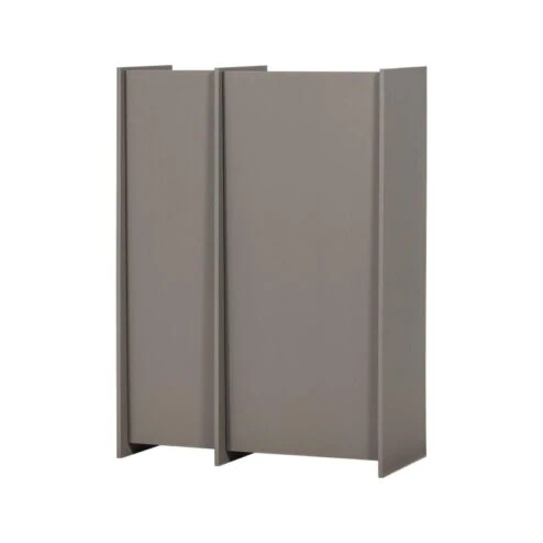 Brock Kledingkast 2-deurs Essen fineer Warmgrijs 102cm