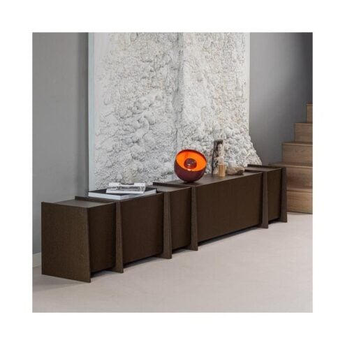 Brock Tv meubel Essen fineer Middenbruin 102cm