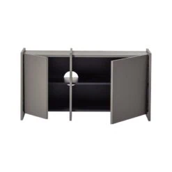 Brock Tv meubel Essen fineer Warmgrijs 102cm