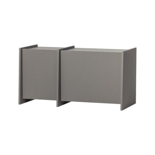 Brock Tv meubel Essen fineer Warmgrijs 102cm