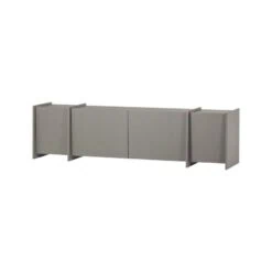 Brock Tv meubel Essen fineer Warmgrijs 200cm