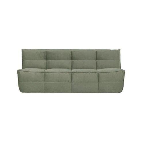 Cluster Bank 3-zits Velvet Pistache groen