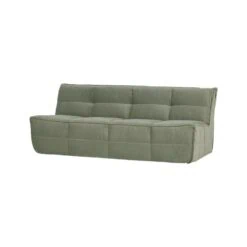 Cluster Bank 3-zits Velvet Pistache groen