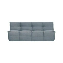 Cluster Bank 3-zits Velvet Turquoise blauw