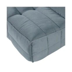 Cluster Bank 3-zits Velvet Turquoise blauw