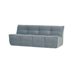 Cluster Bank 3-zits Velvet Turquoise blauw