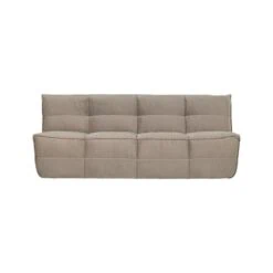 Cluster Bank 3-zits Velvet Warm taupe
