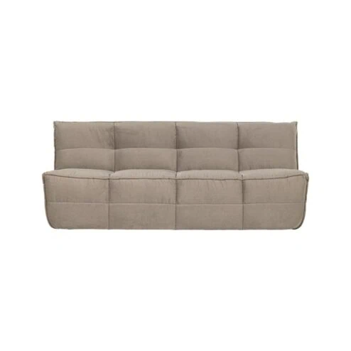 Cluster Bank 3-zits Velvet Warm taupe