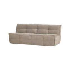Cluster Bank 3-zits Velvet Warm taupe