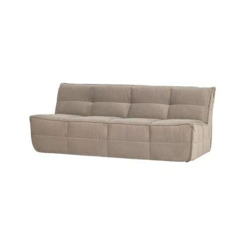 Cluster Bank 3-zits Velvet Warm taupe