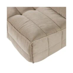 Cluster Bank 3-zits Velvet Zacht beige
