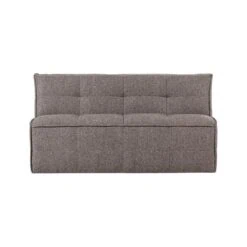 Cluster Eetkamerbank Met rugleuning Bouclé Middenbruin