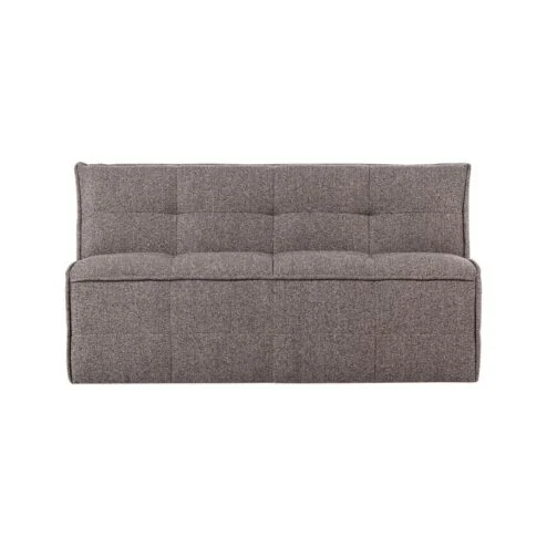 Cluster Eetkamerbank Met rugleuning Bouclé Middenbruin