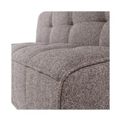 Cluster Eetkamerbank Met rugleuning Bouclé Middenbruin
