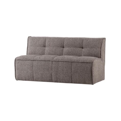 Cluster Eetkamerbank Met rugleuning Bouclé Middenbruin