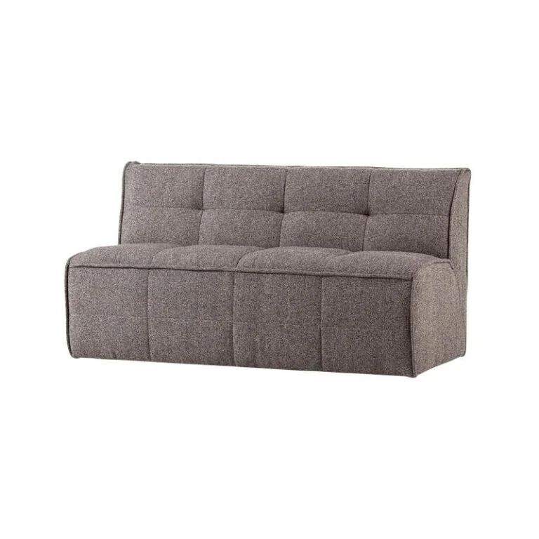 Cluster Eetkamerbank Met rugleuning Bouclé Middenbruin