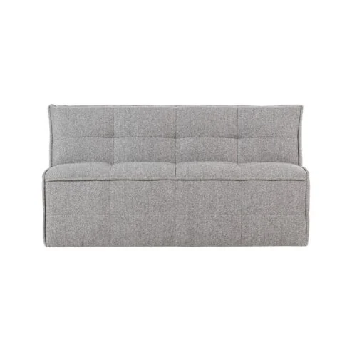 Cluster Eetkamerbank Met rugleuning Bouclé Warm grijs