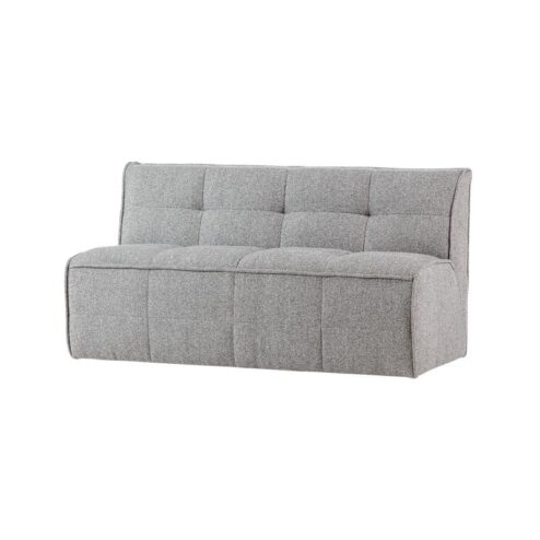 Cluster Eetkamerbank Met rugleuning Bouclé Warm grijs