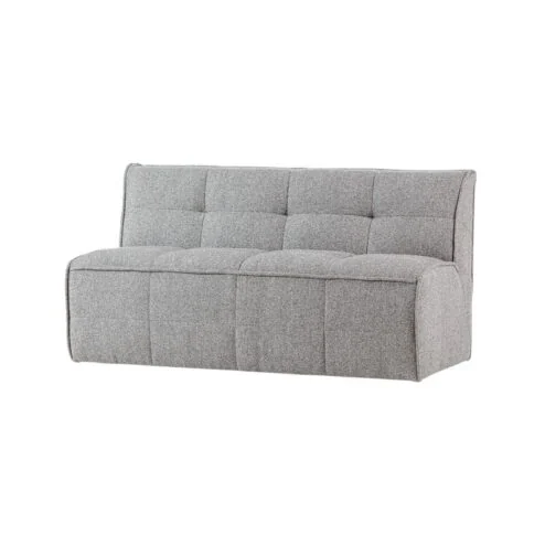 Cluster Eetkamerbank Met rugleuning Bouclé Warm grijs