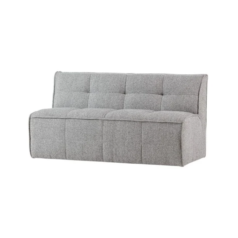 Cluster Eetkamerbank Met rugleuning Bouclé Warm grijs