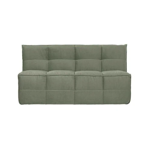 Cluster Eetkamerbank Met rugleuning Velvet Pistache groen